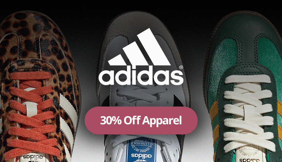Adidas 30% Off Apparel